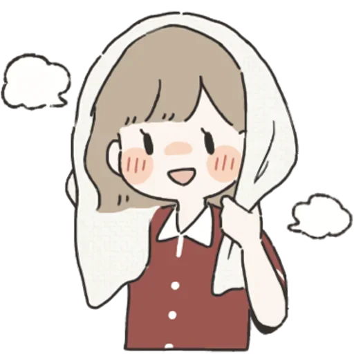 Эмодзи Я всегда рядом (тян)