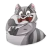 Эмодзи Jaxon Jed Raccoon