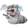 Эмодзи Jaxon Jed Raccoon