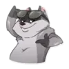 Эмодзи Jaxon Jed Raccoon