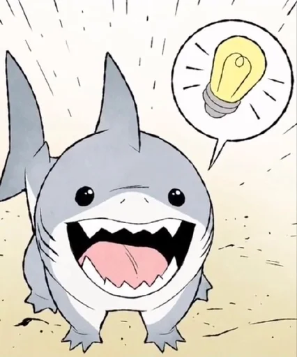 Эмодзи Jeff the Shark