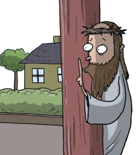 Эмодзи Jesus Funny