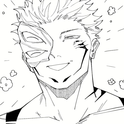 Эмодзи Ryomen Sukuna