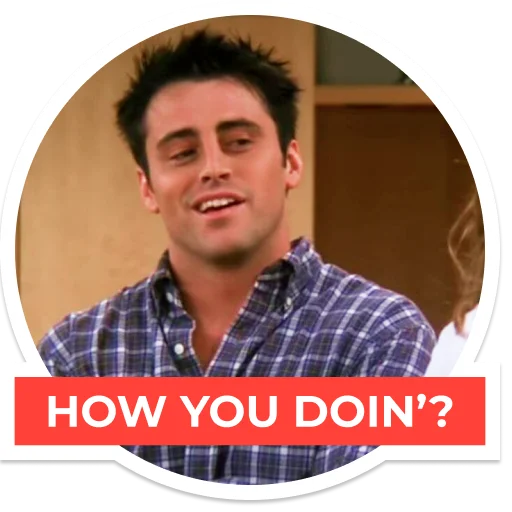 Эмодзи Joey Tribbiani by DariaLight