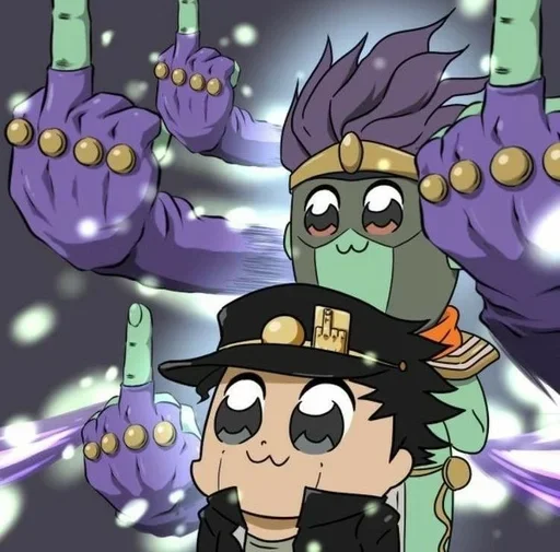 Эмодзи Literally just jotaro
