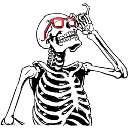 Эмодзи Груда костей 3