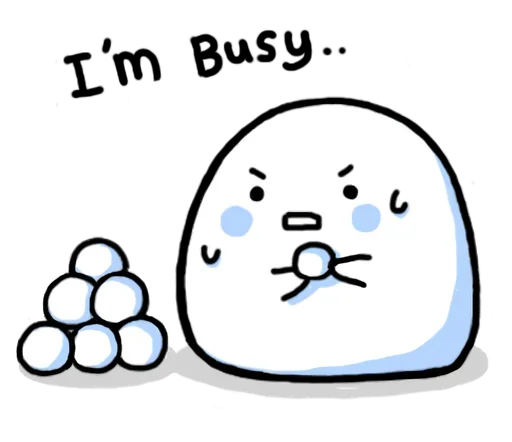 Эмодзи Just a snowball