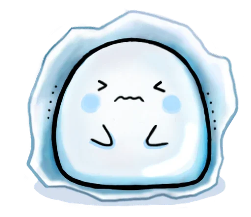 Эмодзи Just a snowball