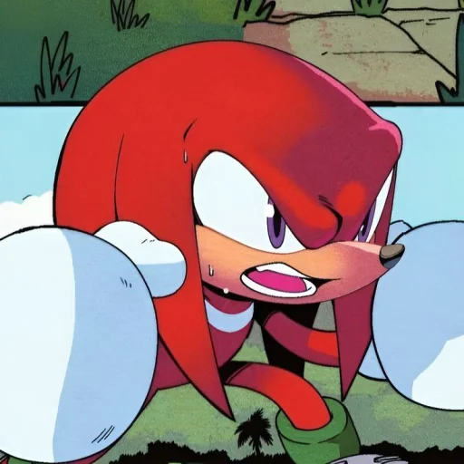 Эмодзи KNUCKLES THE ECHIDNA