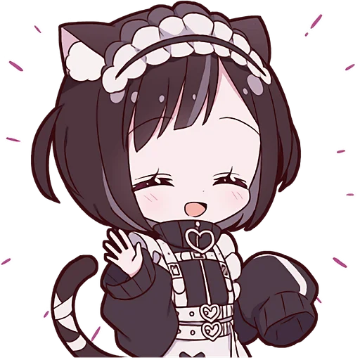 Эмодзи Куронеко тян