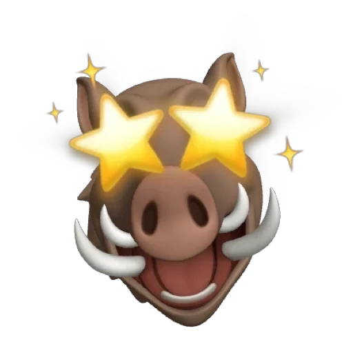 Эмодзи Кабан IOS