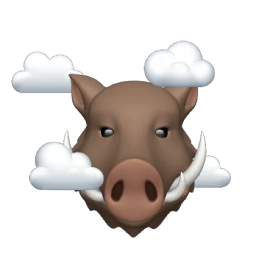 Эмодзи Кабан IOS