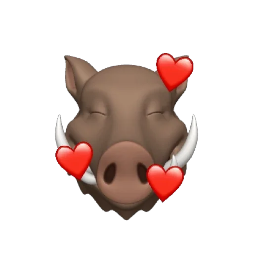 Эмодзи Кабан IOS