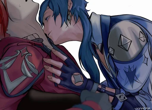 Эмодзи Kaeya and Diluc