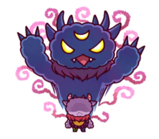 Эмодзи Kaiju Nemuke Sticker-English ver.