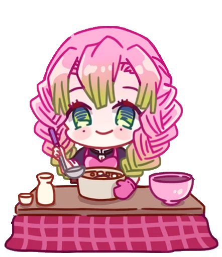 Эмодзи Mitsuri Kanroji