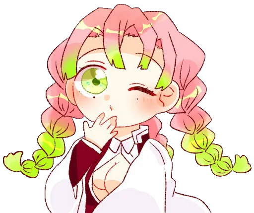 Эмодзи Mitsuri Kanroji