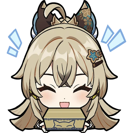 Эмодзи Картины Паймон 24