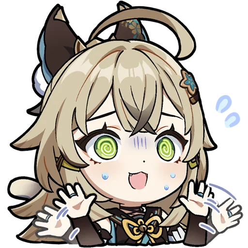 Эмодзи Картины Паймон 24