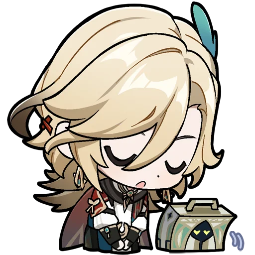 Эмодзи Картины Паймон 24