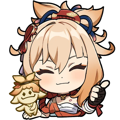 Эмодзи Картины Паймон 24