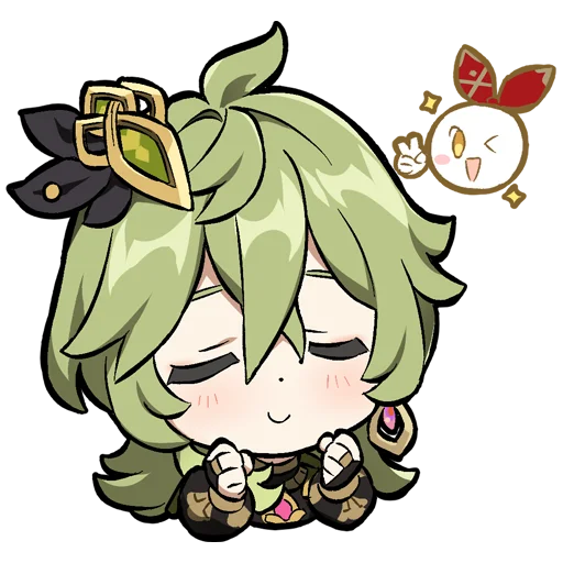 Эмодзи Картины Паймон 17