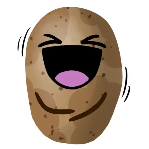 Эмодзи Funny Potato