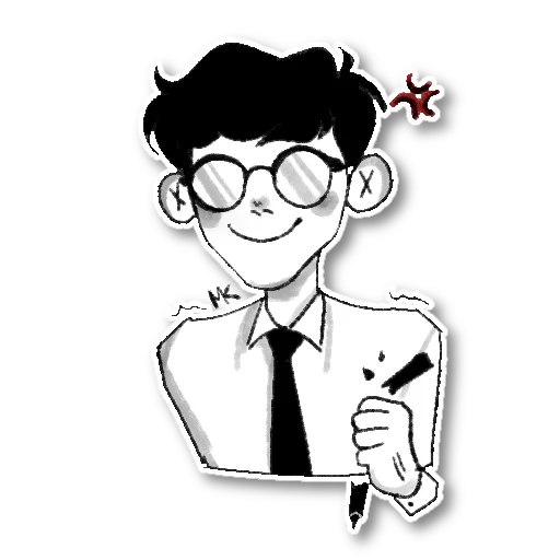 Эмодзи офисные стиляги [by m.katowski]