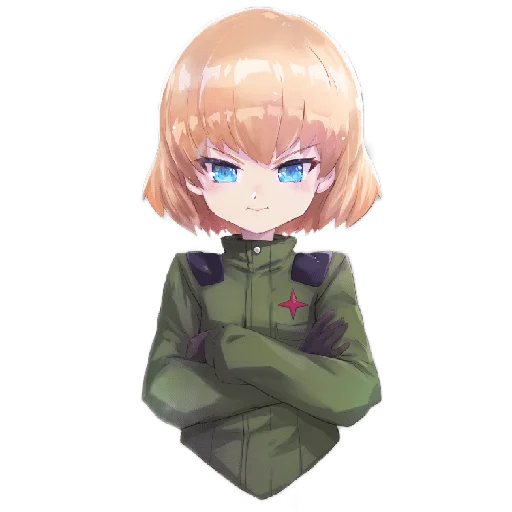 Эмодзи Katyusha ("Girls und Panzer")