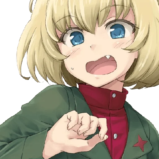 Эмодзи Katyusha ("Girls und Panzer")