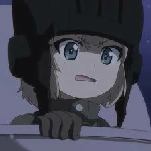 Эмодзи Katyusha ("Girls und Panzer")