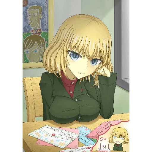 Эмодзи Katyusha Girls und Panzer