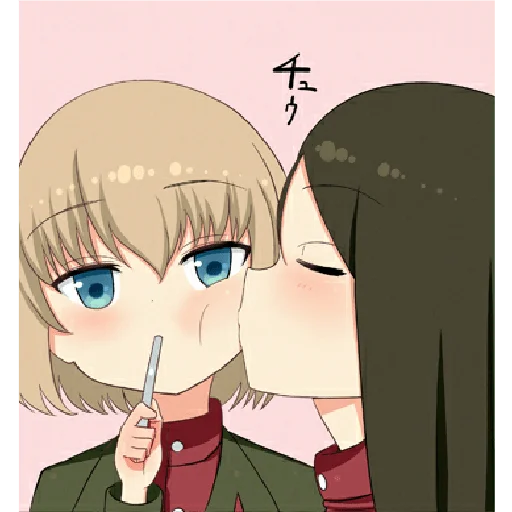 Эмодзи Katyusha Girls und Panzer