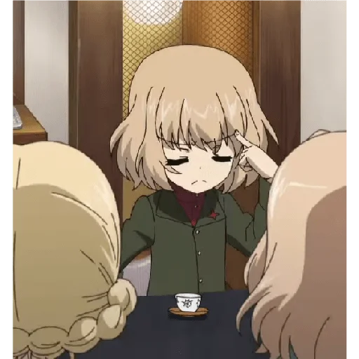 Эмодзи Katyusha Girls und Panzer