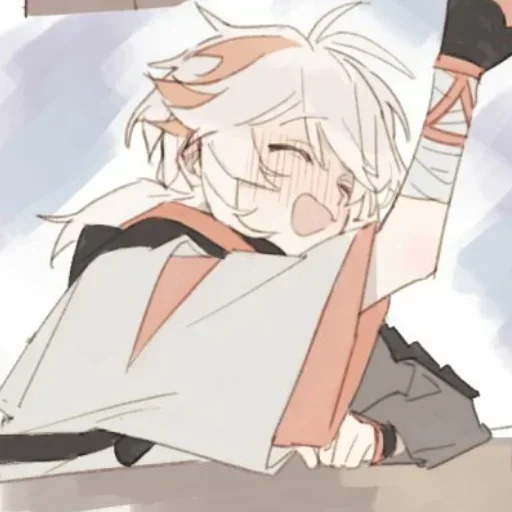 Эмодзи kazuha albedo