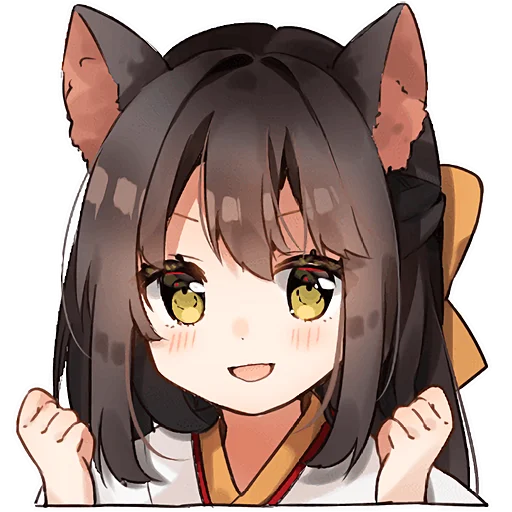 Эмодзи Кемомими девочки