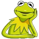 Эмодзи Kermit the Frog