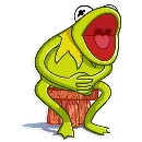 Эмодзи Kermit the Frog
