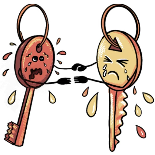 Эмодзи Key guys