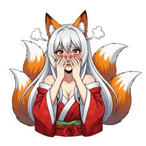 Эмодзи Кицунэ