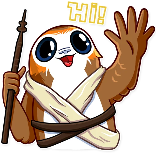 Эмодзи Porg
