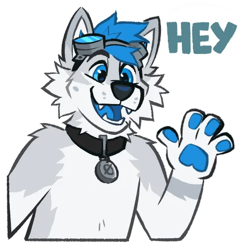 Эмодзи Kiro Husky