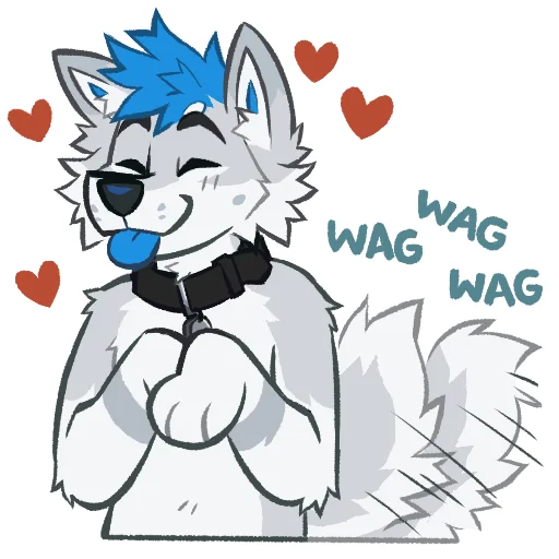 Эмодзи Kiro Husky