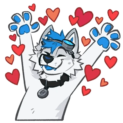 Эмодзи Kiro Husky