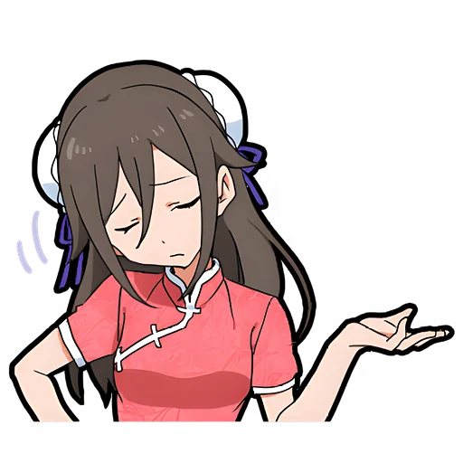 Эмодзи Китайская тян