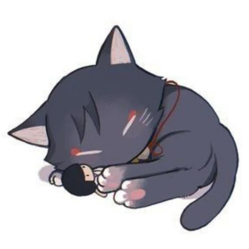 Эмодзи Cat Scaramouche