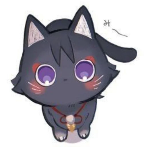 Эмодзи Cat Scaramouche