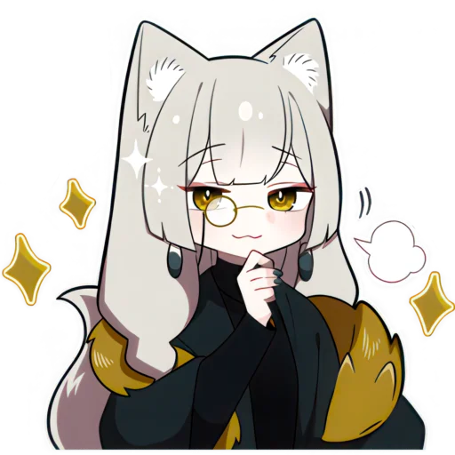 Эмодзи Очаровательная киса