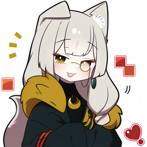 Эмодзи Очаровательная киса