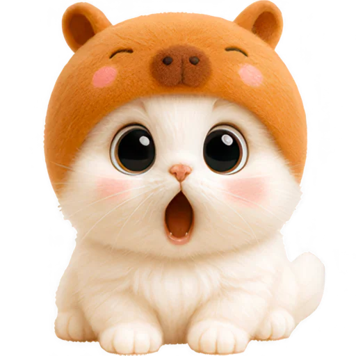 Эмодзи Котик-капибара